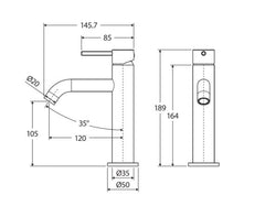 Kaya Basin Mixer - Fienza