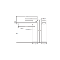 Tono Medium Basin Mixer