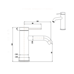 Mica Basin Mixer - 6 Colours Available