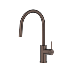 Mica Pull Down Goose Neck Sink Mixer - 6 Colours Available