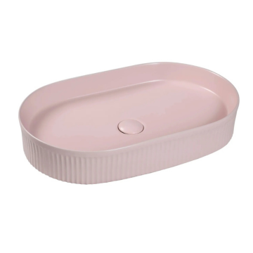 KENSINGTON OVAL BASIN MATTE PINK 580X360MM
