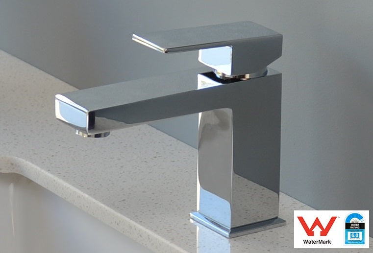 Square basin mixer Polished Chrome - Royal Square140