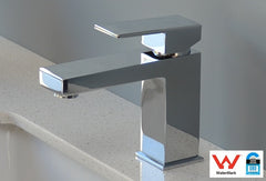 Square basin mixer Polished Chrome - Royal Square140