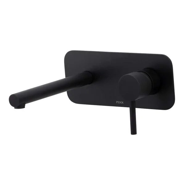 Shea Wall Plate Mixer Matte Black