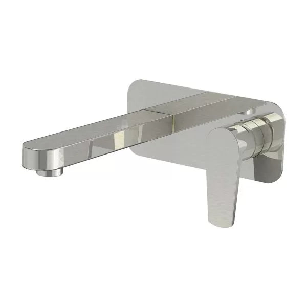 Argan Wall Plate Mixer Brushed Nickel
