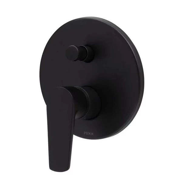 Argan Shower Diverter Mixer Matte Black