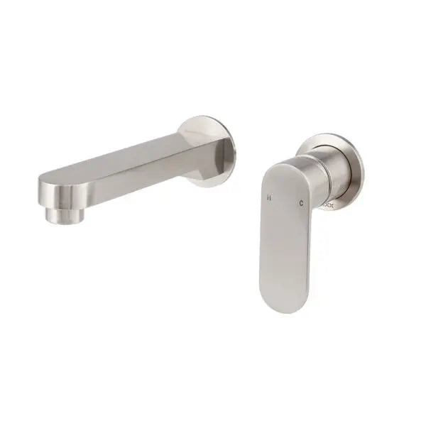 Saffron Dual Wall Plate Mixer Brushed Nickel