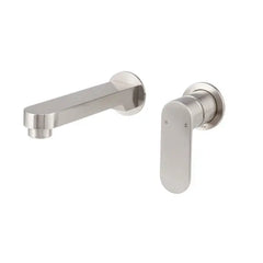 Saffron Dual Wall Plate Mixer Brushed Nickel