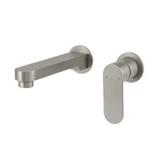 Saffron Dual Wall Plate Mixer Gunmetal