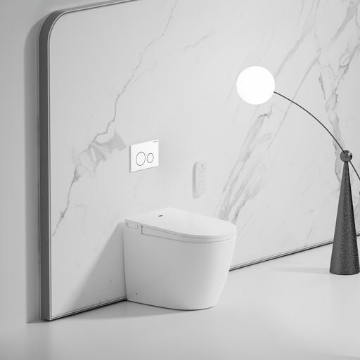 AULIC Crawford Rimless Smart Toilet with Flush Plate