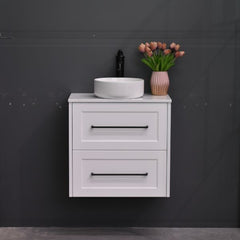 AAVI 600mm Hampton Shaker Style Slim Powder Room Vanity