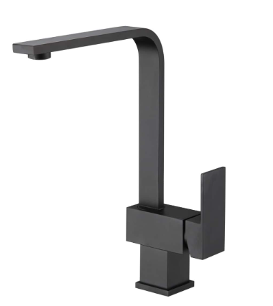 Aqua Sink Mixer in Matt Black