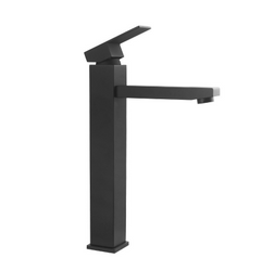 Aqua Tower Basin Mixer in Matt Black