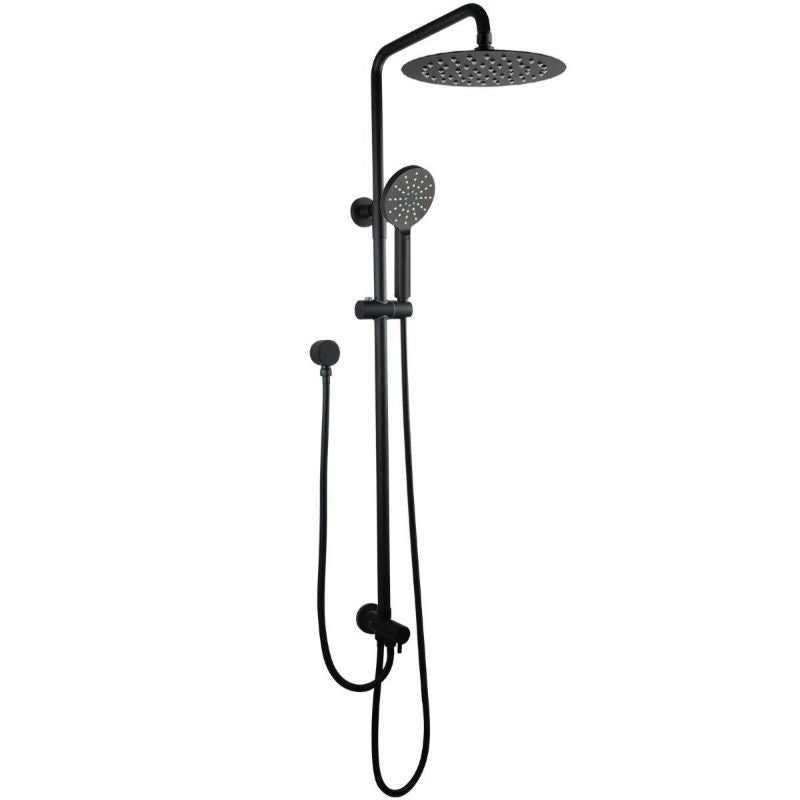Aquaperla Offset inlet Shower set Matte Black