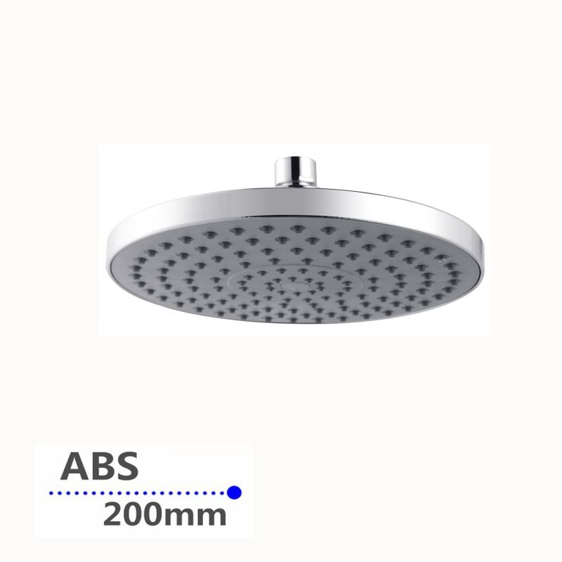 Aquaperla Round Chrome Rainfall Shower Head 200mm - ss0102-1