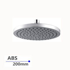 Aquaperla Round Chrome Rainfall Shower Head 200mm - ss0102-1