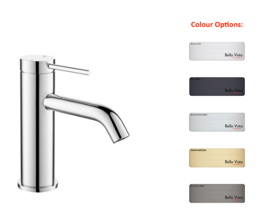 Bella Vista Mica Basin Mixer- chrome