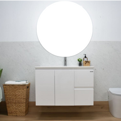 WILLO 900mm Wall Hung Bathroom Vanity Cabinet