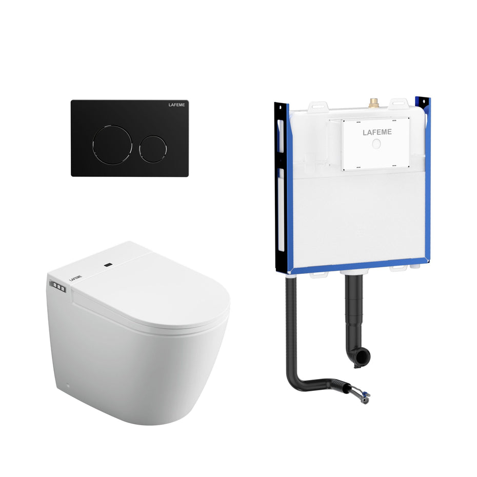 AULIC Crawford Rimless Smart Toilet with Flush Plate