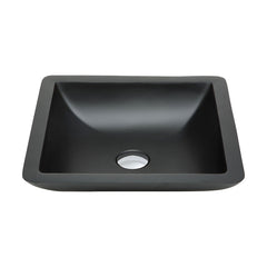 Classique 420 Matte Black Cast Stone Above Counter Basin