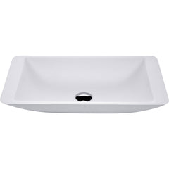 Classique 600 Matte White Cast Stone Above Counter Basin