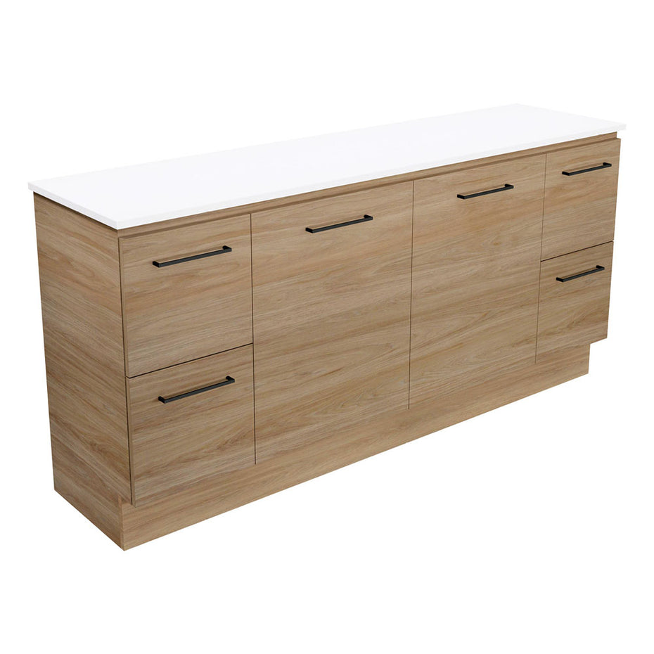 Carmen Door & Drawer 1800 Double Bowl Floor Standing Vanity