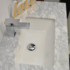 Square basin mixer Polished Chrome - Royal Square140