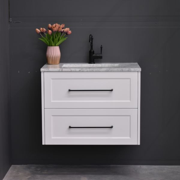 Lily Wall Hung 750mmHampton Shaker Style Bathroom Vanity