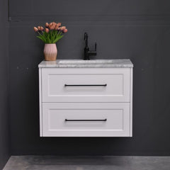 Lily Wall Hung 750mmHampton Shaker Style Bathroom Vanity