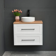 Lily Wall Hung 750mmHampton Shaker Style Bathroom Vanity