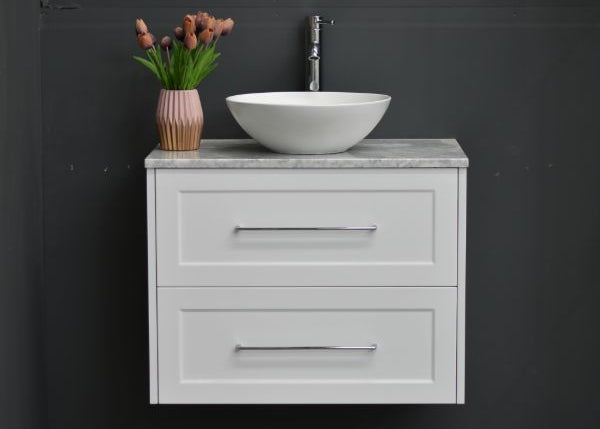 Lily Wall Hung 750mmHampton Shaker Style Bathroom Vanity