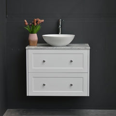 Lily Wall Hung 750mmHampton Shaker Style Bathroom Vanity