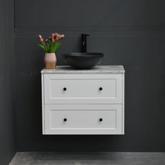 Lily Wall Hung 750mmHampton Shaker Style Bathroom Vanity