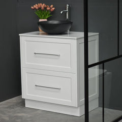 Lily 750mmHampton Shaker Style Freestanding Bathroom Vanity