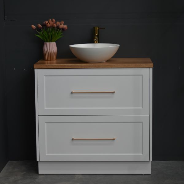 Lily 900mmHampton Shaker Style Freestanding Bathroom Vanity