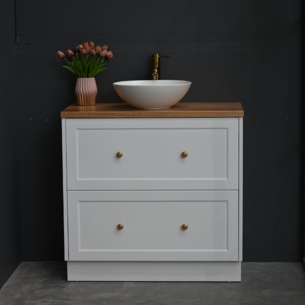 Lily 900mmHampton Shaker Style Freestanding Bathroom Vanity