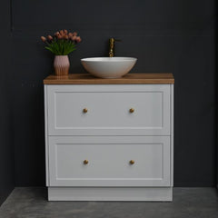 Lily 900mmHampton Shaker Style Freestanding Bathroom Vanity