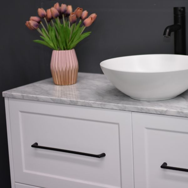 Lily 1200mm Hampton Shaker Style Freestanding Bathroom Vanity