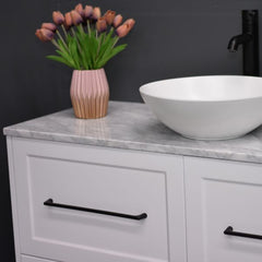 Lily 1200mm Hampton Shaker Style Freestanding Bathroom Vanity