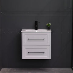 AAVI 600mm Hampton Shaker Style Slim Powder Room Vanity