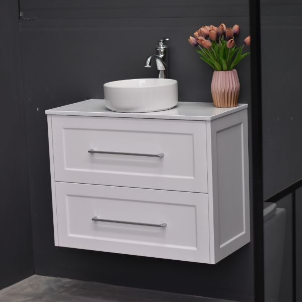 AAVI 750mm Hampton Shaker Style Slim Powder room Vanity
