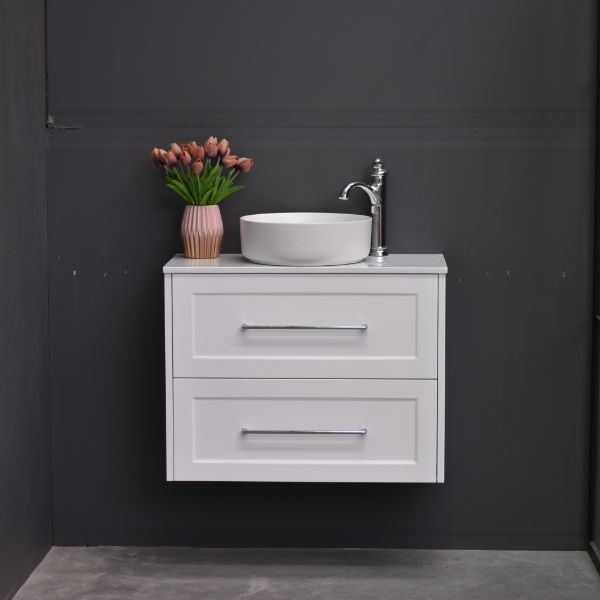 AAVI 750mm Hampton Shaker Style Slim Powder room Vanity