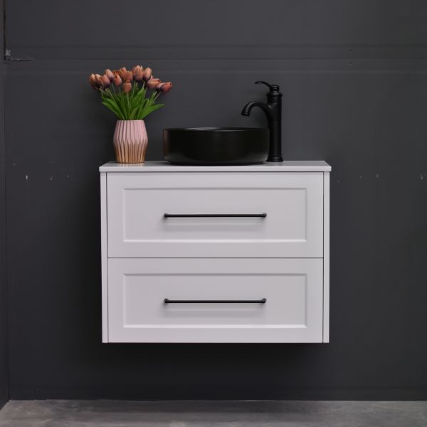 AAVI 750mm Hampton Shaker Style Slim Powder room Vanity