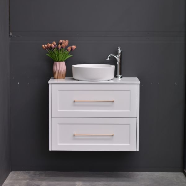 AAVI 750mm Hampton Shaker Style Slim Powder room Vanity