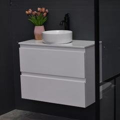 Slim X 750mm Narrow Bathroom Vanity Wall Hung