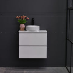 Slim X 600mm Narrow Bathroom Vanity Wall Hung