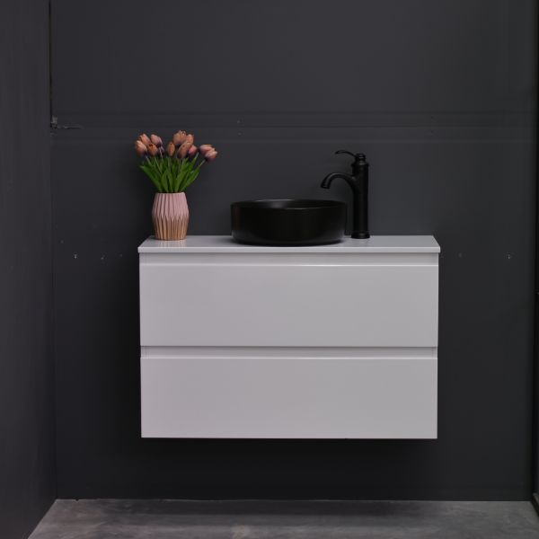 Slim X 900mm Narrow Bathroom Vanity Wall Hung