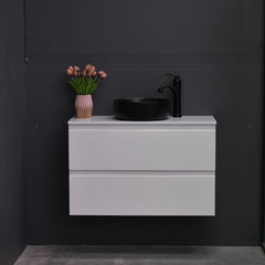 Slim X 900mm Narrow Bathroom Vanity Wall Hung