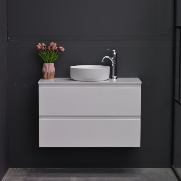 Slim X 900mm Narrow Bathroom Vanity Wall Hung