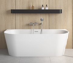 ECO Back-to-wall bath - GLOSS WHITE 1400/1500/1700mm